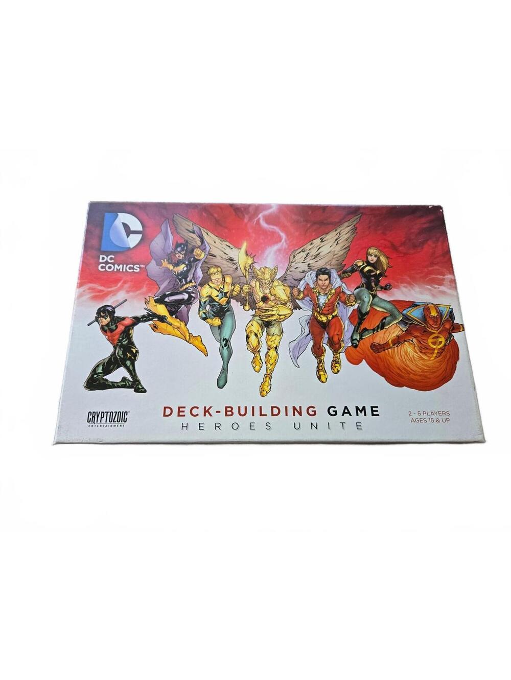 DC Comics Deck-Building Game: Heroes Unite / Cryptozoic / Superheroes / EUC